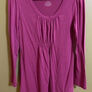 Long sleeve maternity shirt